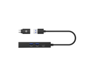 ICY BOX Hub 4w1 USB-C, USB-A, LAN - 1275308 - zdjęcie 5